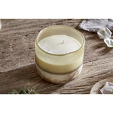 Oakmoss & Rose 3 Wick Scented Candle - Yellow