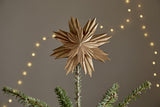 Amata Christmas Tree Topper - Antique Brass