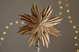 Amata Christmas Tree Topper - Antique Brass