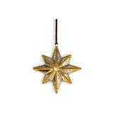 Taara Small Hanging Christmas Decoration - Antique Brass