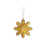 Amata Hanging Christmas Star Decoration - Antique Brass