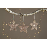 Sangala Wire Hanging Christmas Decoration - Antique Brass
