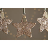 Sangala Wire Hanging Christmas Decoration - Antique Brass