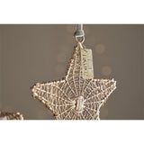 Sangala Wire Hanging Christmas Decoration - Antique Brass