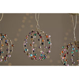 Jajan Beaded Wire Baubles - Mixed Colour - Set of 3
