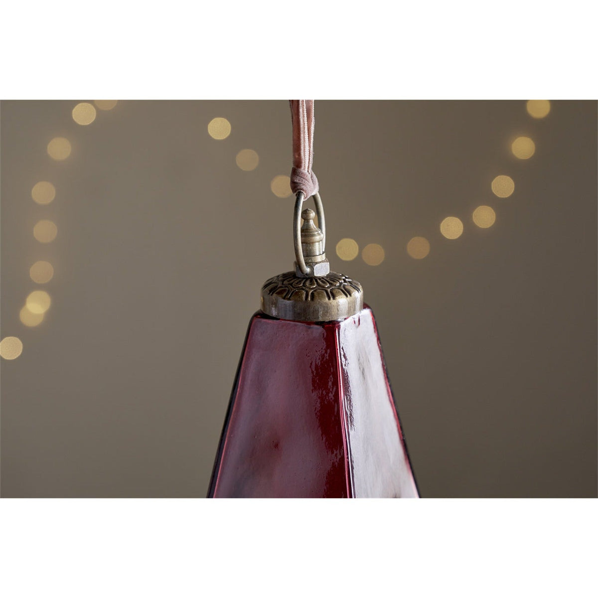 Ratnam Small Giant Glass Bauble - Merlot