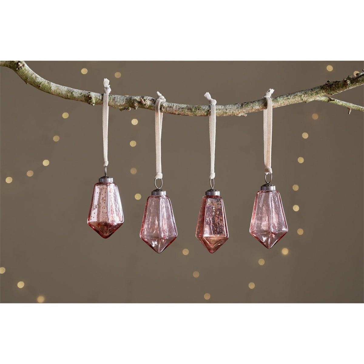 Ratnam Baubles - Mixed Antique Pink - Set of 4