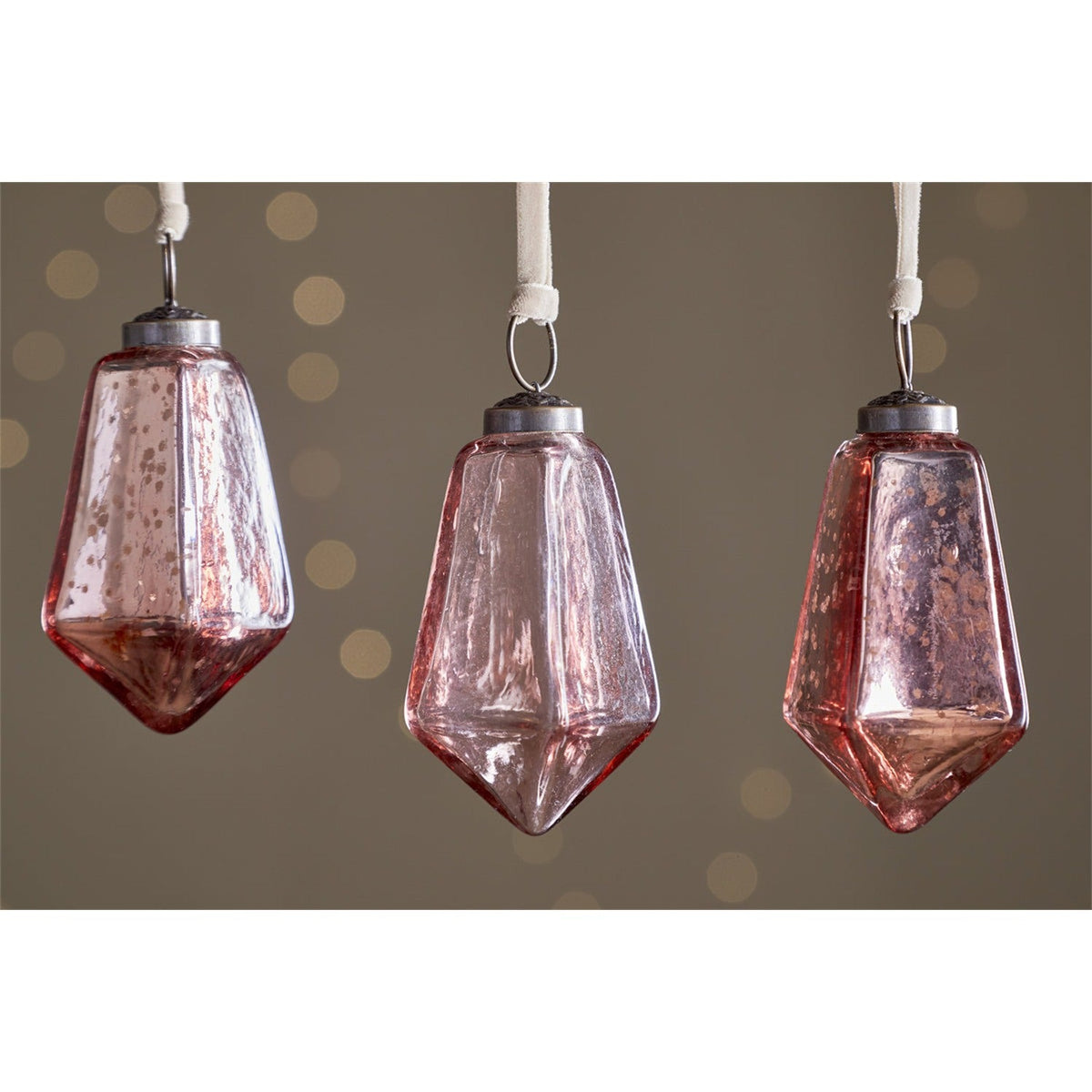 Ratnam Baubles - Mixed Antique Pink - Set of 4
