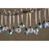 Adisa Jar of Baubles - Antique Teal & Clear - Set of 16