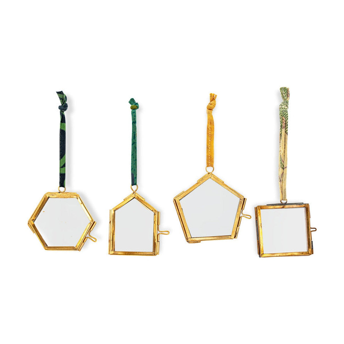 Kiko Tiny Glass Photo Frame - Aged Antique - Set of 4