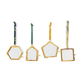 Kiko Tiny Glass Photo Frame - Aged Antique - Set of 4