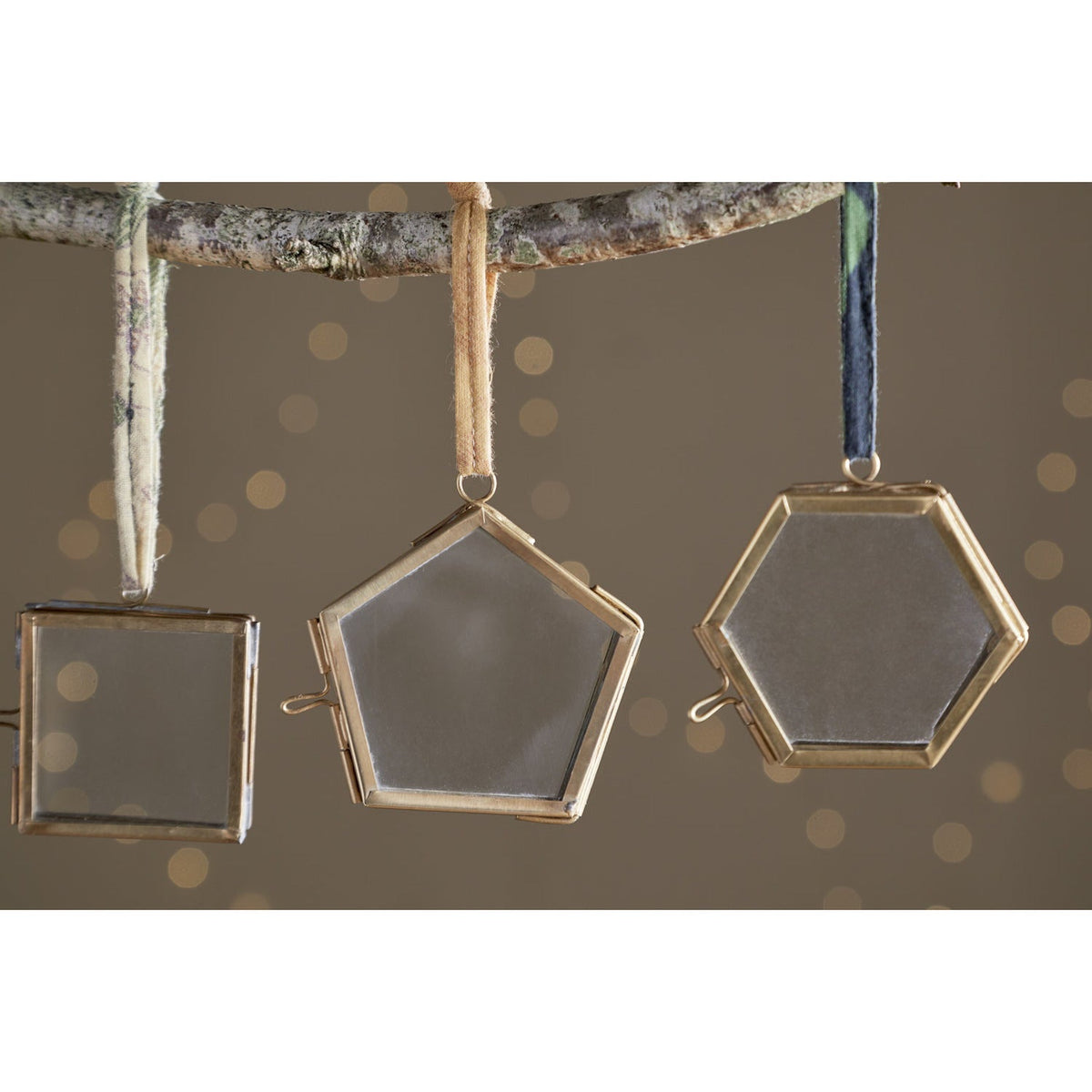 Kiko Tiny Glass Photo Frame - Aged Antique - Set of 4