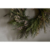 Taraji Preserved Christmas Wreath - Natural & Moss