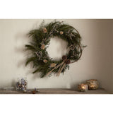 Adiela Thistle Christmas Wreath - Natural & Moss