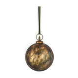 Mavu Small Giant Glass Bauble - Rustic Bronze & Petrol