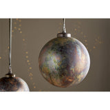 Mavu Large Giant Glass Bauble - Rustic Bronze & Petrol