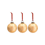 Kecci Glass Baubles - Antique Champagne - Set of 3