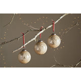 Kecci Glass Baubles - Antique Champagne - Set of 3