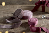 Jirani Velvet Ribbon - Merlot - Set of 3