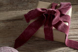 Jirani Velvet Ribbon - Merlot - Set of 3