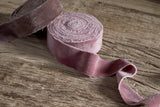 Jirani Velvet Ribbon - Merlot - Set of 3
