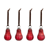 Pannee Drop Baubles - Merlot - Set of 4