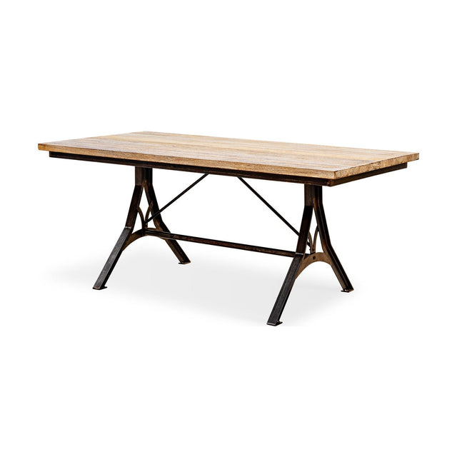 Lopa Small Reclaimed Wood Dining Table - Natural