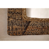 Arjun Upholstered Kilim Wall Mirror - Natural