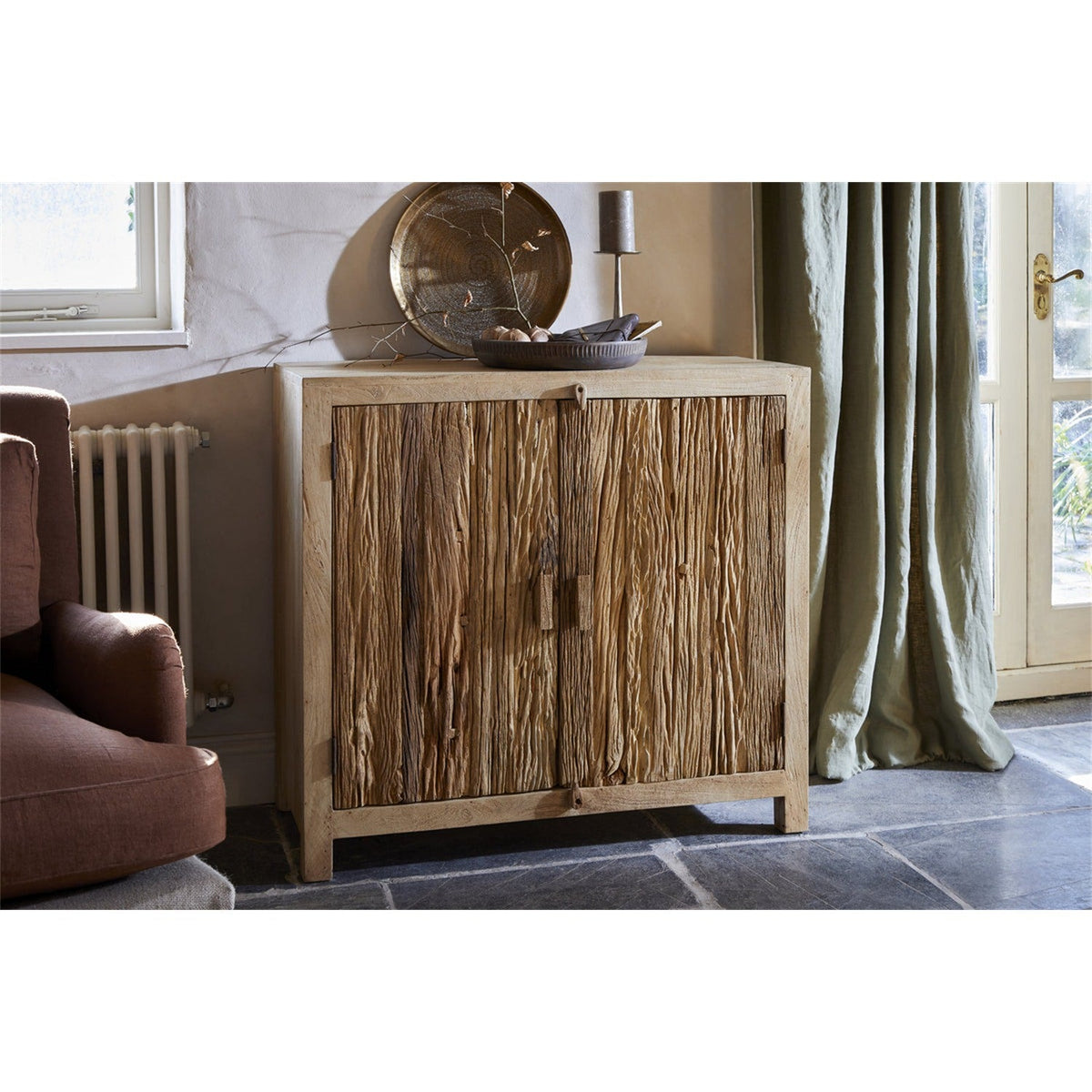 Tamia Small Reclaimed Wood Cabinet - Natural
