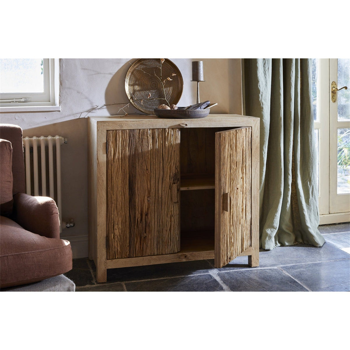 Tamia Small Reclaimed Wood Cabinet - Natural