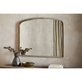 Juhli Arched Wall Mirror - Aged Antique Brass