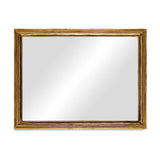 Yamuna Large Rectangular Wall Mirror - Aged Antique Brass