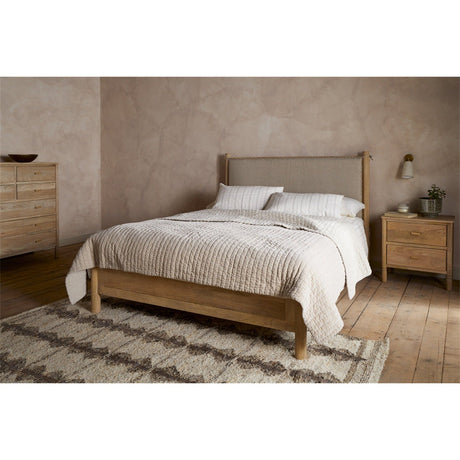 Sri King Mango Wood Bed Frame - Natural