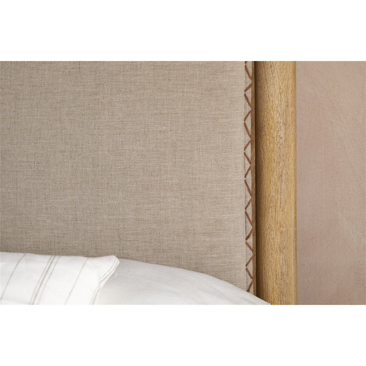 Sri King Mango Wood Bed Frame - Natural