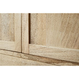 Sri Sandblasted Mango Wood Wardrobe - Natural