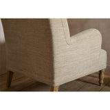 Zairya Jute & Cotton Armchair - Natural & Rust