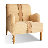 Zairya Jute & Cotton Armchair - Natural & Rust