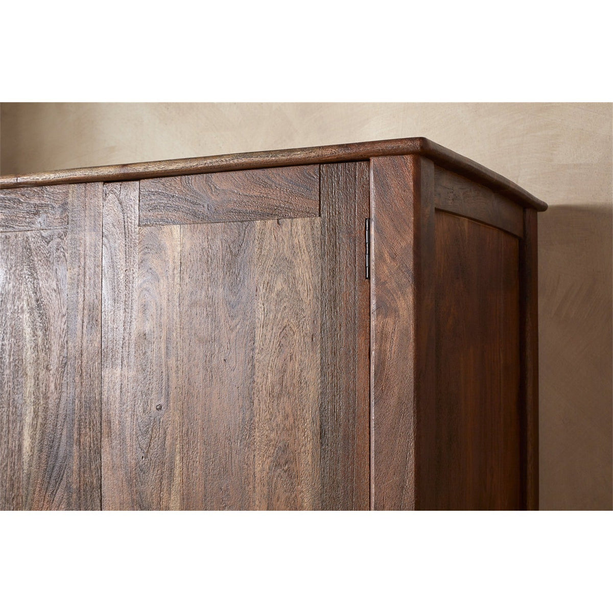 Anbu Acacia Wardrobe - Washed Walnut