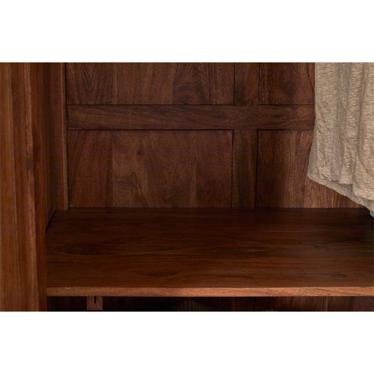Anbu Acacia Wardrobe - Washed Walnut