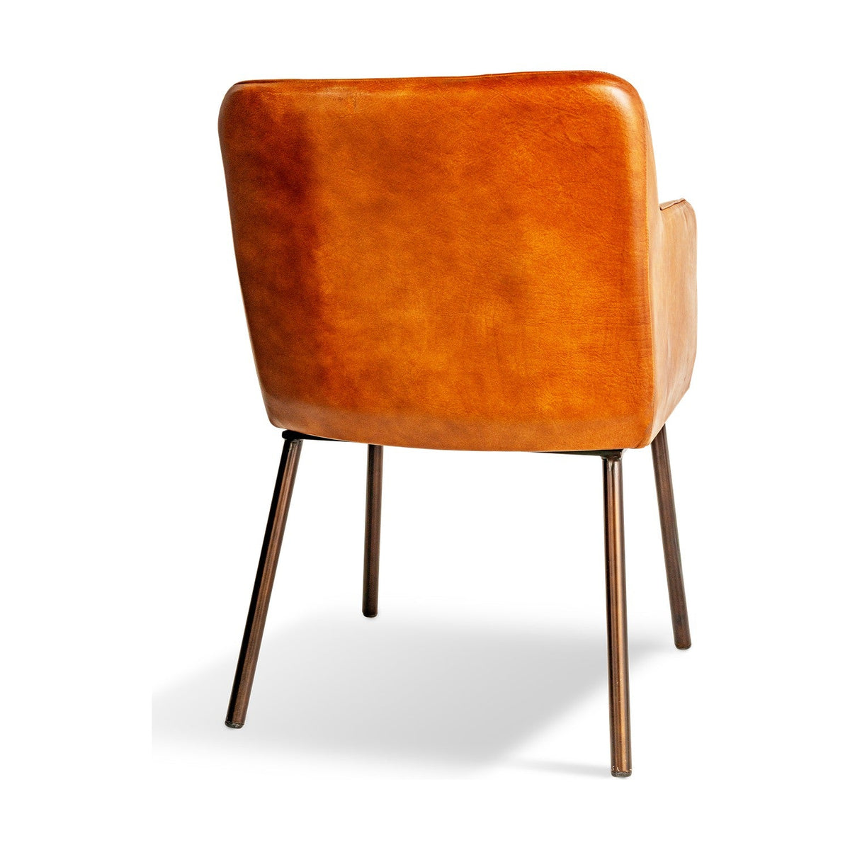 Lal Leather Armchair - Aged Tan