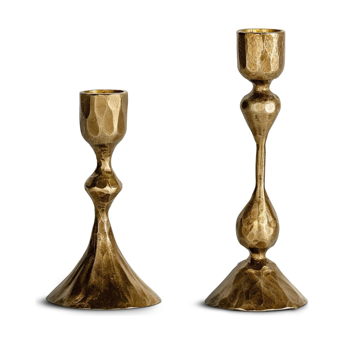 Aarya Candlestick - Brass - Set of 2