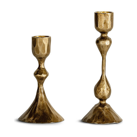 Aarya Candlestick - Brass - Set of 2