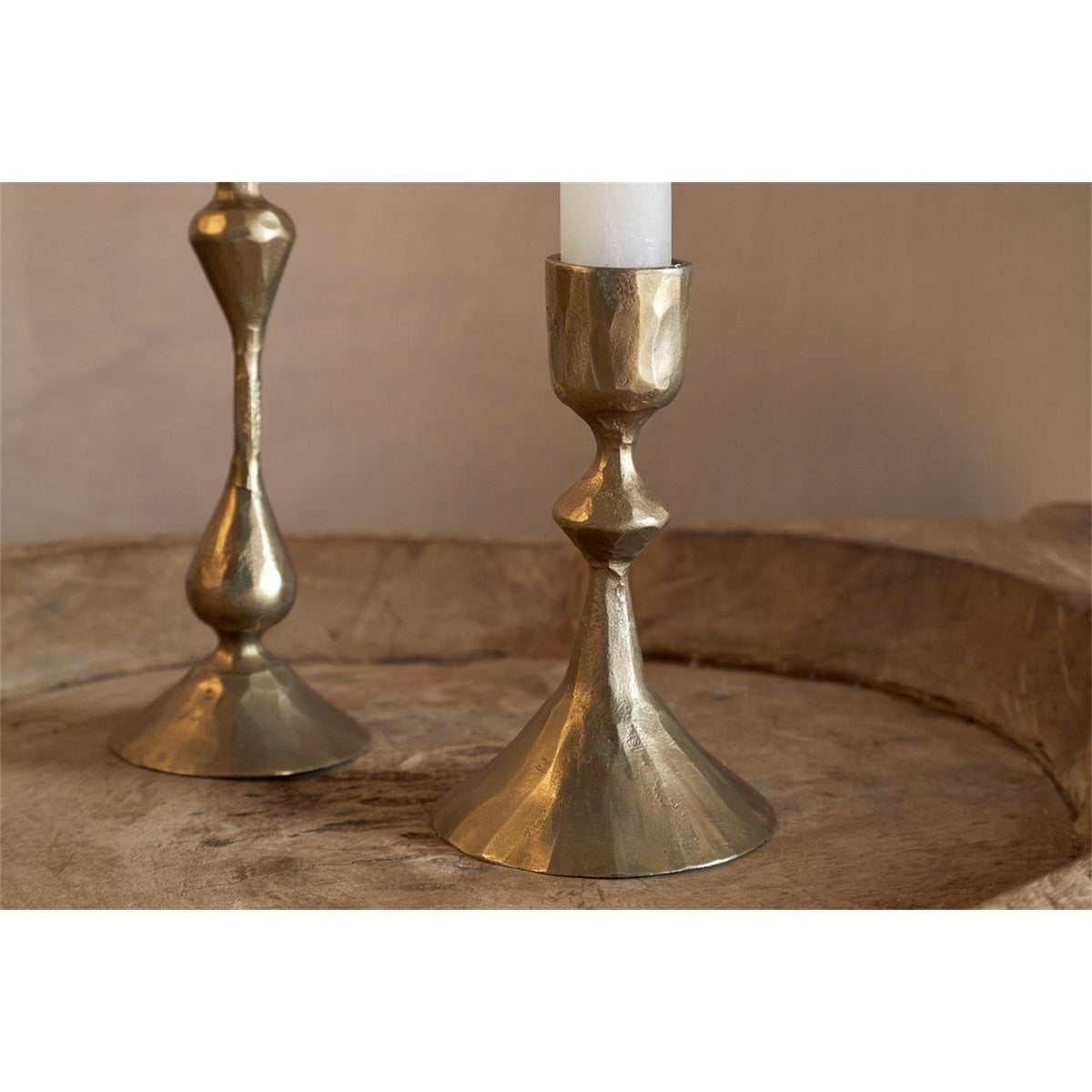 Aarya Candlestick - Brass - Set of 2