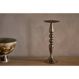 Ayo Pillar Candle Holder - Brass