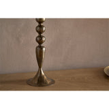 Ayo Pillar Candle Holder - Brass