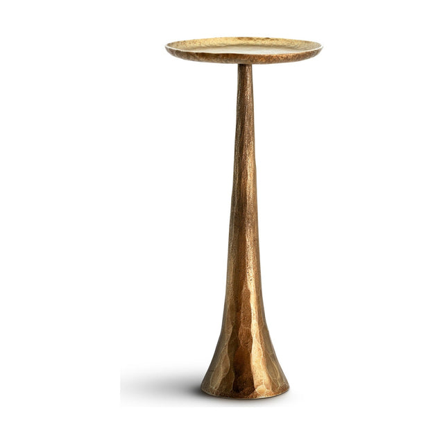 Lora Pillar Candle Holder - Brass