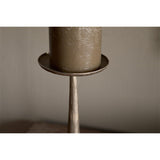 Lora Pillar Candle Holder - Brass