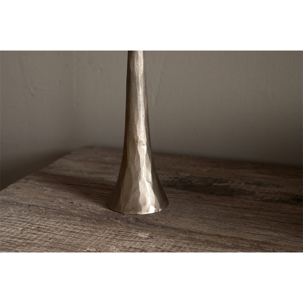 Lora Pillar Candle Holder - Brass