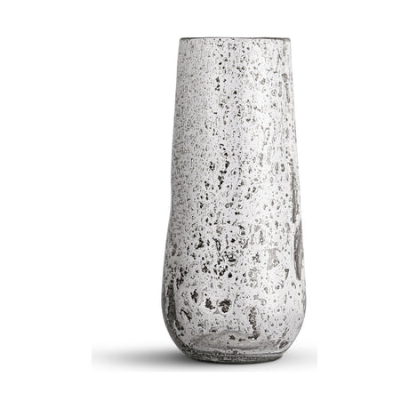 Nyuki Small Recycled Glass Vase - Clear Antique