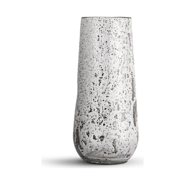 Nyuki Small Recycled Glass Vase - Clear Antique